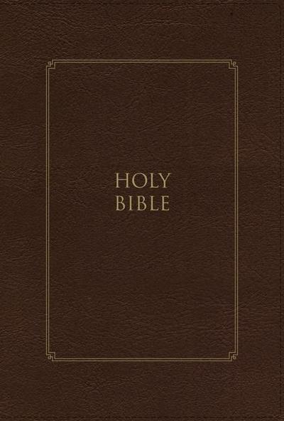 Kjv, Thompson Chain-Reference Bible, Large Print, Leathersoft, Brown, Red Letter, Thumb Indexed, Comfort Print