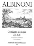 Concerto a cinque F-Dur op.5,8für Violine und Streichorchester