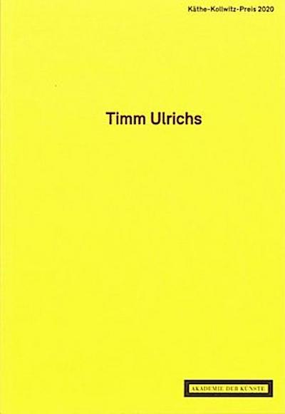 Timm Ulrichs: Käthe-Kollwitz-Preis 2020