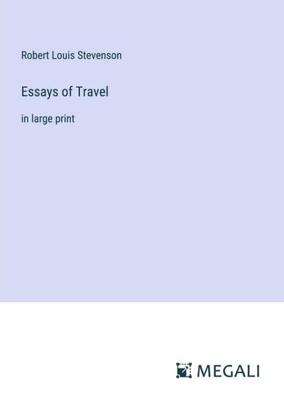 Essays of Travel