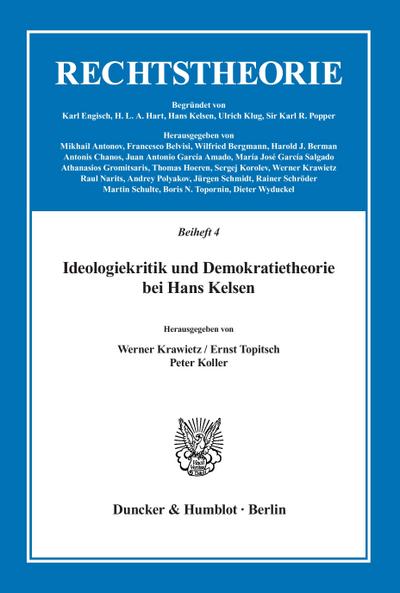 Ideologiekritik und Demokratietheorie bei Hans Kelsen.