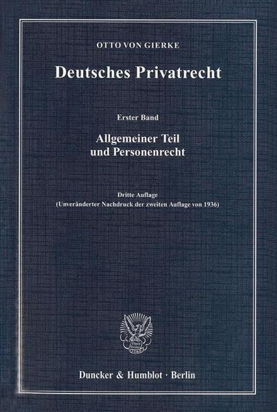 Deutsches Privatrecht 1
