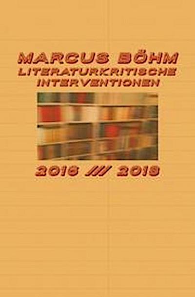 Literaturkritische Interventionen