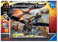 Ravensburger Kinderpuzzle - 10015 Drachenzähmen leicht gemacht - Dragons-Puzzle für Kinder ab 7 Jahren, mit 150 Teilen im XXL-Format
