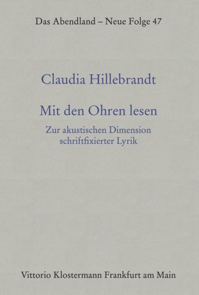 Mit den Ohren lesen