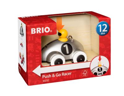 Push & Go Rennwagen Silber Edition Push Along