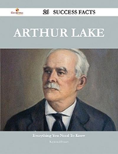 Arthur Lake 26 Success Facts - Everything you need to know about Arthur Lake