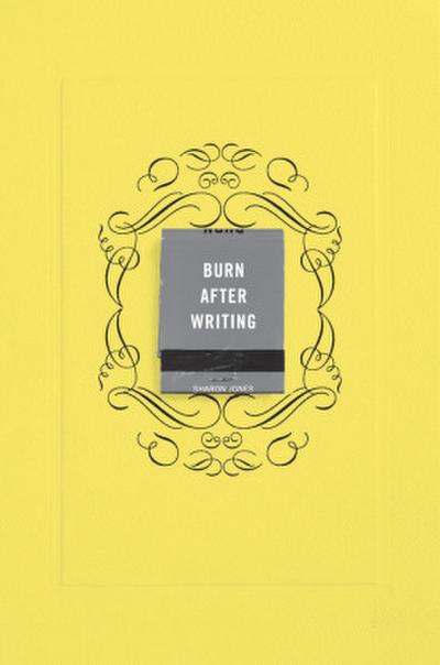Burn After Writing (Yellow)