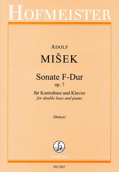 Sonate F-Dur op.7 für Kontrabass und Klavier