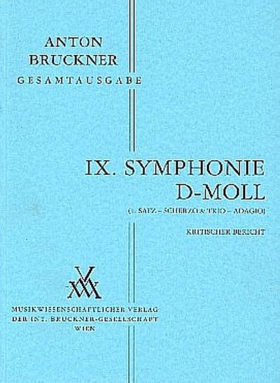 Sinfonie d-Moll Nr.9 (1.Satz, Scherzo und Trio, Adagio)