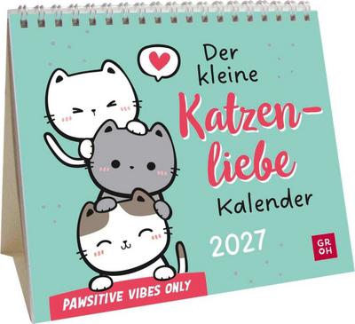 Mini-Kalender 2027: Der kleine Katzenliebe Kalender