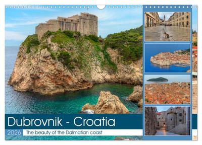 Dubrovnik - Croatia The beauty of the Dalmatian coast (Wall Calendar 2026 DIN A3 landscape), CALVENDO 12 Month Wall Calendar