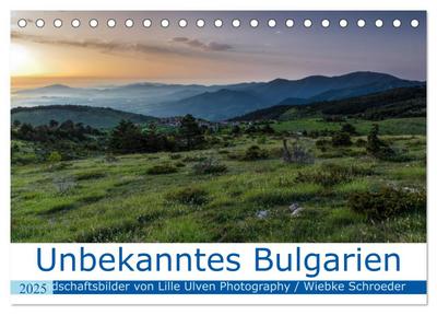 Unbekanntes Bulgarien (Tischkalender 2025 DIN A5 quer), CALVENDO Monatskalender