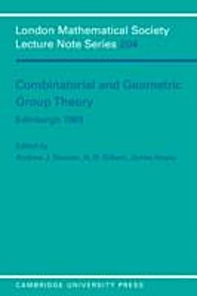 Combinatorial and Geometric Group Theory, Edinburgh 1993