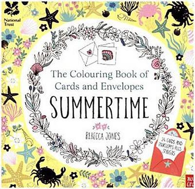 National Trust: The Colouring Book of Cards and Envelopes - Summertime