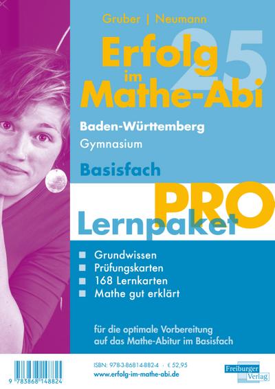 Erfolg im Mathe-Abi 2025 Lernpaket Basisfach ’Pro’ Baden-Württemberg Gymnasium