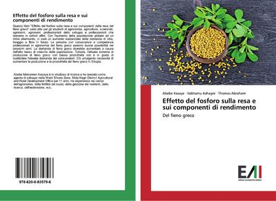 Effetto del fosforo sulla resa e sui componenti di rendimento