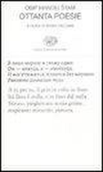 Ottanta poesie. Testo russo a fronte