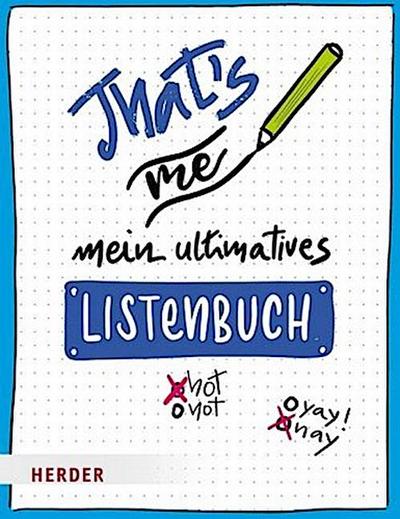 That’s me - Mein ultimatives Listenbuch
