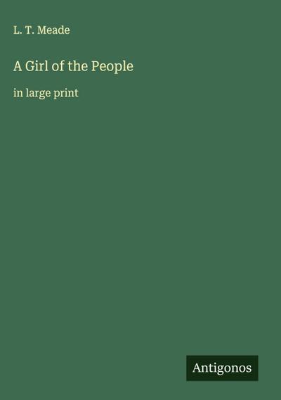 A Girl of the People