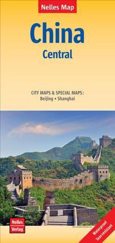 Nelles Map Landkarte China: Central 1:1,75 Mio.