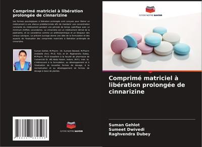 Comprimé matriciel à libération prolongée de cinnarizine