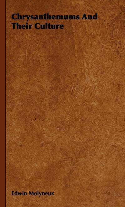 Chrysanthemums and Their Culture