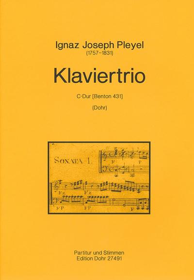 Trio C-Dur Benton431 für Flöte (Violine),Violoncello und Klavier