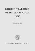 German Yearbook of International Law - Jahrbuch für Internationales Recht.