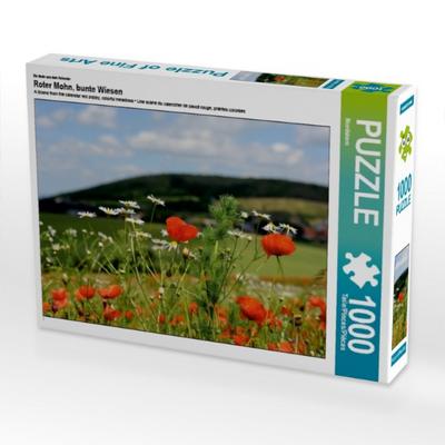 Ein Motiv aus dem Kalender Roter Mohn, bunte Wiesen (Puzzle)