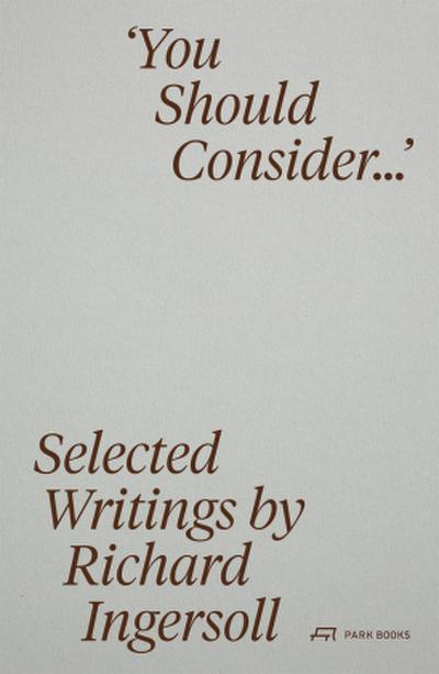 You Should Consider...