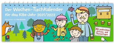 Wochen-Tischkalender für das Kita-Jahr 2021/2022