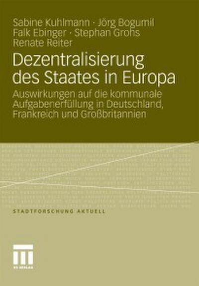 Dezentralisierung des Staates in Europa