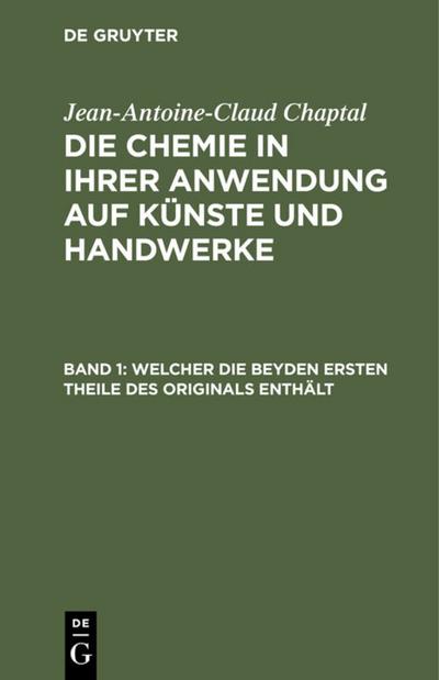 welcher die beyden ersten Theile des Originals enthält
