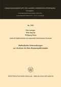 Methodische Untersuchungen zur Analyse mit dem Mas