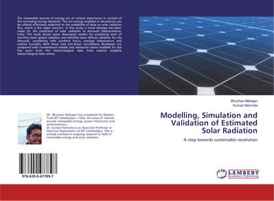 Modelling, Simulation and Validation of Estimated Solar Radiation