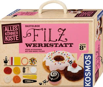 KOSMOS AllesKönnerKiste Filz-Werkstatt für Anfänger  DIY-Bastelset für kreative Mädchen und Jungen ab 8 Jahren  das ideale Geschenk für den Kindergeburtstag