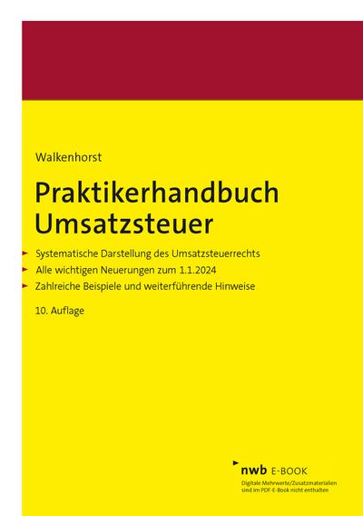 Praktikerhandbuch Umsatzsteuer