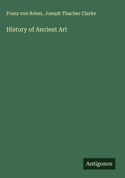 History of Ancient Art