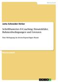 Schriftbasiertes E-Coaching: Einsatzfelder, Rahmen