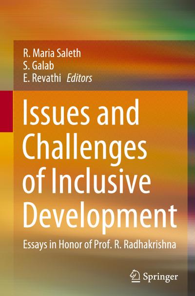 Issues and Challenges of Inclusive Development