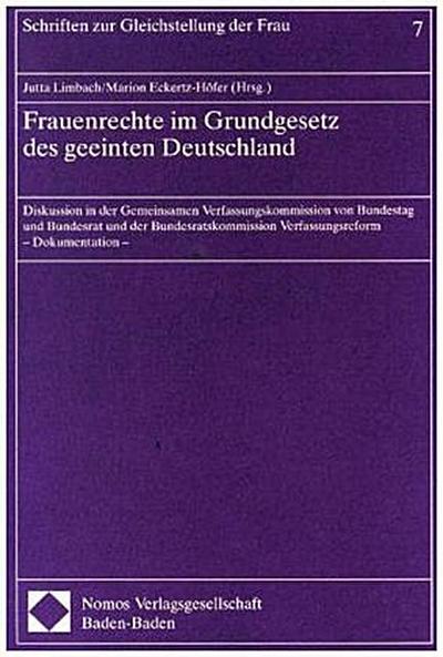 Frauenrechte im Grundgesetz des geeinten Deutschlands