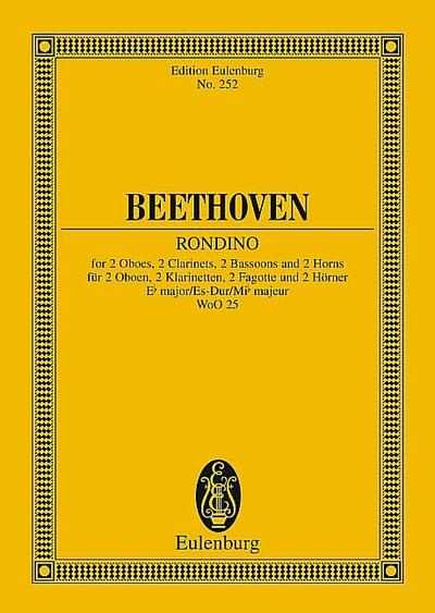 Rondino Es-Durfür 2 Oboen, 2 Klarinetten, 2 Fagotte und 2 Hörner