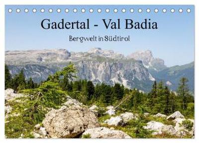 Gadertal - Val Badia (Tischkalender 2026 DIN A5 quer), CALVENDO Monatskalender