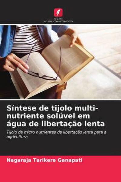 Síntese de tijolo multi-nutriente solúvel em água de libertação lenta