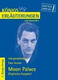 Moon Palace von Paul Auster. Textanalyse und Interpretation in englischer Sprache.