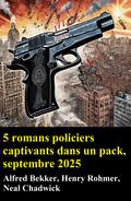 5 romans policiers captivants dans un pack, septembre 2025