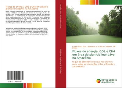 Fluxos de energia, CO2 e CH4 em área de planície inundável na Amazônia
