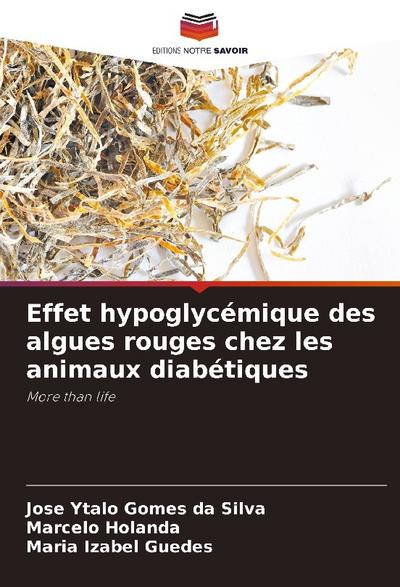 Effet hypoglycémique des algues rouges chez les animaux diabétiques