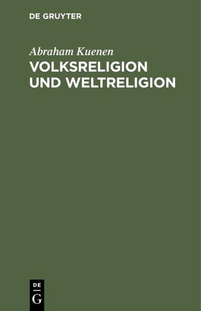 Volksreligion und Weltreligion